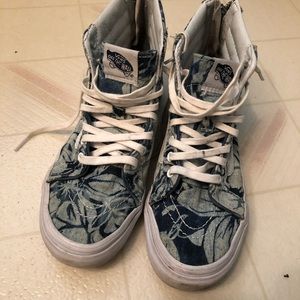 Vans Hi Cool Pattern Ladies 6.5 Men 5